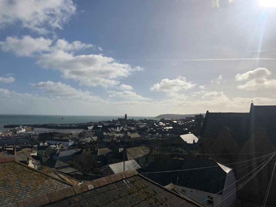 Modern Attic Studio Apartment With Harbour Views Penzance Exterior foto